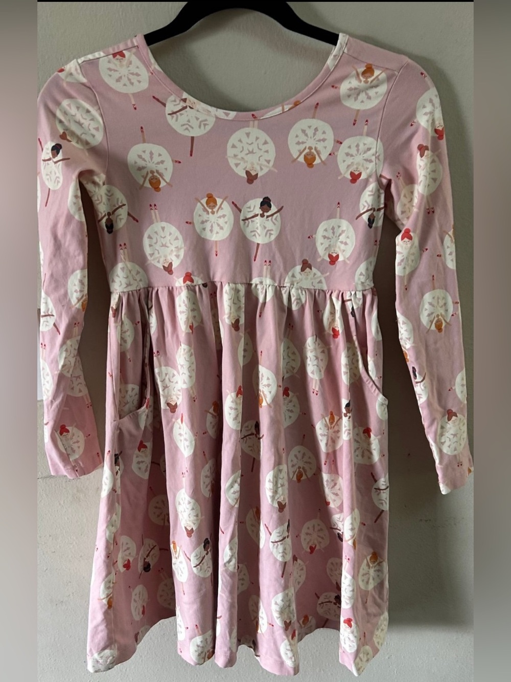Hanna Andersson ballerina dress sz 140 us 10